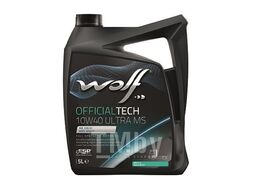 Моторное масло (PN 8307317) OfficialTech Ultra 10W-40 MS 5 л Wolf