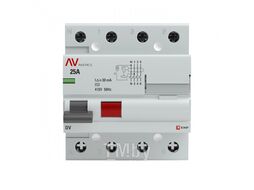 Устройство защитного отключения DV 4P 25А/ 30мА (AC) EKF AVERES rccb-4-25-30-ac-av