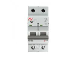 Выключатель автоматический AV-6 DC 2P 40A (C) 6kA EKF AVERES mcb6-DC-2-40C-av