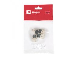 Строительно-монтажная клемма СМК 773-104, 4 отверстия (4шт.), EKF PROxima plc-smk-104r