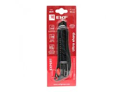 Нож строительно-монтажный 18 мм НСМ-50 (18мм)(SK4) Heavy Duty (до 25 кг) EKF Expert