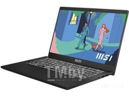 Ноутбук 14" MSI Modern C12M-249XBY i3-1215U, 8Gb, 256Gb, IrisXe, FHD, IPS, Dos, Black