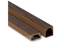 Канал кабельный (100х40) темное дерево EKF-Plast kk-100-40d