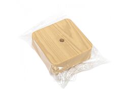 Коробка разветвительная КМР-030-030кг (75х75х26) с клеммником светлое дерево EKF PROxima