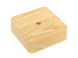 Коробка разветвительная КМР-030-030кг (75х75х26) с клеммником светлое дерево EKF PROxima