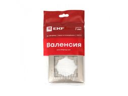 Рамка Валенсия 2-местная кашемир EKF