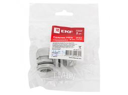 Сальник PG16 IP54 (2 шт) d отв. 21 мм / d провод. 10-14 мм EKF PROxima plc-pg-16-2-r