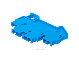 Колодка клеммная пружинная двойная JXB-ST-2.5 24А синяя EKF plc-jxb-st-2.5-4-2-blue