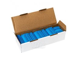 Колодка клеммная пружинная двойная JXB-ST-2.5 24А синяя EKF plc-jxb-st-2.5-4-2-blue