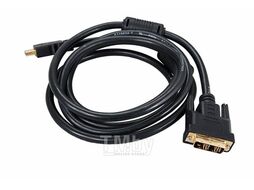 Шнур HDMI - DVI-D, 1,5м, gold, с фильтрами REXANT 17-6303