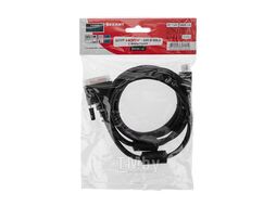 Шнур HDMI - DVI-D, 1,5м, gold, с фильтрами REXANT 17-6303