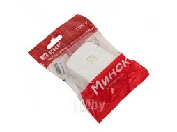 Розетка Минск RJ-45 1-местная, ОП 1А, 120В, белая EKF Basic
