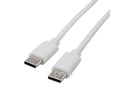 Кабель Type-C - Type-C PD 45W/1m/PVC/white/ REXANT