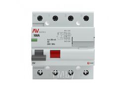 Устройство защитного отключения DV 4P 100А/300мА (A) EKF AVERES rccb-4-100-300-a-av