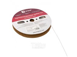 Термоусаживаемая трубка ТУТ 2/1 прозрачная рулон EKF PROxima tut-2-tr