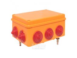 Коробка огнестойкая 150х110х70мм IP55, 3 двойных клеммника 1,5-6 мм2 EKF plc-kmrf-150-6-06