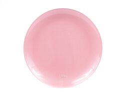 Тарелка мелкая стеклянная "arty blush" 26 см Belbohemia