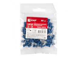 Наконечник кольцевой изолированный НКИ 2-3 (50шт.) EKF PROxima nki-2-3n