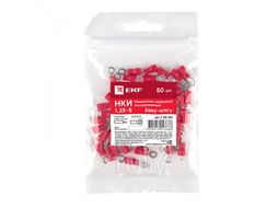Наконечник кольцевой изолированный НКИ 1.25-5 (50шт.) EKF PROxima nki-1.25-5n