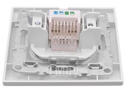 Розетка Минск RJ-45 1-местная СП белая EKF Basic