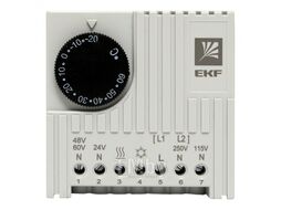Термостат NO/NC (охлаждение/обогрев) на DIN-рейку 5-10A 230В IP20 EKF PROxima