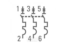 Выключатель автоматический EKF ВА 47-63 3P 25А (C) 4.5kA PROxima / mcb4763-3-25C-pro