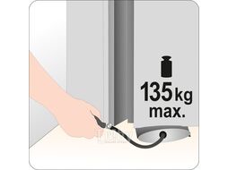 Подушка резиновая монтажная 160x160мм h50мм max 135кг. Vorel 39000
