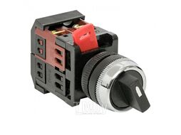 Переключатель АС-22 2P черный NO+NC EKF EKF PROxima