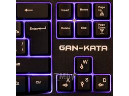 Клавиатура KGK-45U Dialog Gan-Kata - игровая с подсветкой 3 цвета, макро клавиши, USB, черная