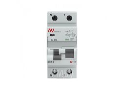 Дифференциальный автомат DVA-6 1P+N 20А (D) 100мА (AC) 6кА EKF AVERES rcbo6-1pn-20D-100-ac-av