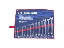 Набор комбинированных ключей KING TONY 8-24 мм, 14 предметов 1215MR01
