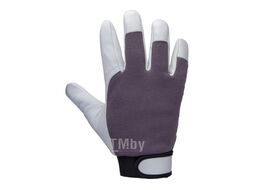 Кожаные рабочие утепленные перчатки Winter Mechanic, цвет черный/белый JETA PRO JLE305 10/XL