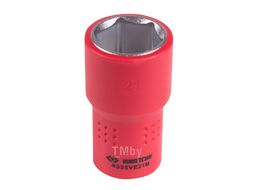 Головка торцевая диэлектрическая шестигранная 1/2", 21 мм KING TONY 4335VE21M