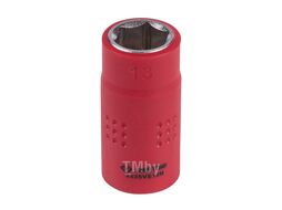 Головка торцевая диэлектрическая шестигранная 3/8", 13 мм KING TONY 3335VE13M