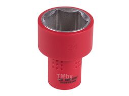 Головка торцевая диэлектрическая шестигранная 3/8", 24 мм KING TONY 3335VE24M