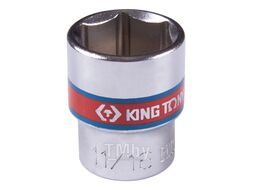 Головка торцевая стандартная шестигранная 3/8", 11/16", дюймовая KING TONY 333522S