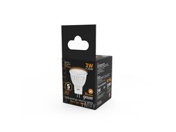 Лампа светодиодная Black 3Вт MR11 2700К тепл. бел. GU4 290лм GAUSS 132517103