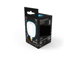 Лампа светодиодная филаментная Filament 9Вт V140 4100К нейтр. бел. E27 890лм milky GAUSS 1015802209
