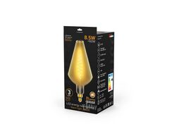Лампа светодиодная филаментная Filament Vase 8.5Вт 2000К E27 660лм Amber Gauss 180802105