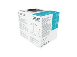 Светильник садово-парковый Cube НТУ 35Вт GU10 IP54 170-240В 50Гц 67х92х80 архитектурный настенный GAUSS GD158