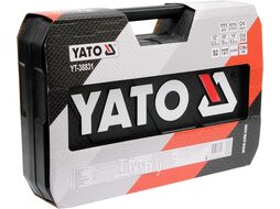 Набор инструмента 1/2", 3/8", 1/4" (111пр.) CrV Yato YT-38831