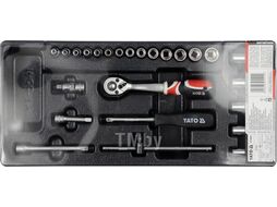 Набор инструмента 3/8" в футляре (22шт) Yato YT-5542