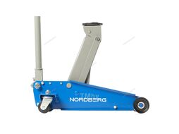 Домкрат подкатной 3 тонн 120-450 мм с резиновой насадкой NORDBERG N32030