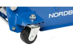 Домкрат подкатной 3 тонн 120-450 мм с резиновой насадкой NORDBERG N32030
