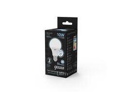 Лампа светодиодная Black 10Вт A60 4100К нейтр. бел. E27 800лм сенсор с микроволнов. датчиком GAUSS 102502210-M