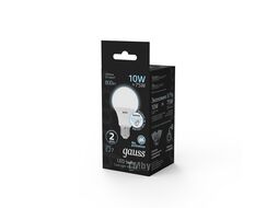 Лампа светодиодная Black 10Вт A60 4100К нейтр. бел. E27 800лм сенсор с микроволнов. датчиком GAUSS 102502210-M