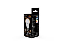 Лампа светодиодная Black 16Вт A60 3000К тепл. бел. E27 1440лм GAUSS 102502116