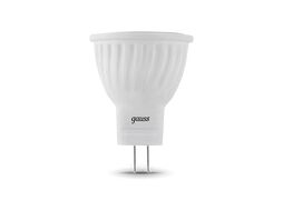 Лампа светодиодная Black 3Вт MR11 4100К нейтр. бел. GU4 300лм GAUSS 132517203