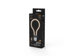 Лампа светодиодная филаментная Filament Artline 4Вт A72 2700К тепл. бел. E27 330лм milky GAUSS 1004802104