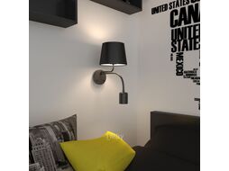 Настенный светильник TK Lighting 2537 Maja Black